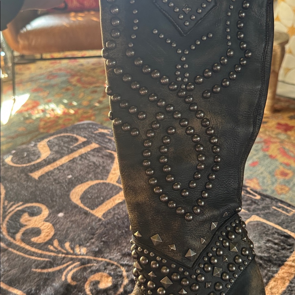 Old Gringo Black Studded Boots - Picture 7 of 8